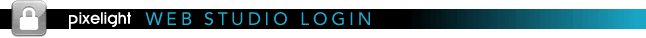 Login Pixelight Web Studio